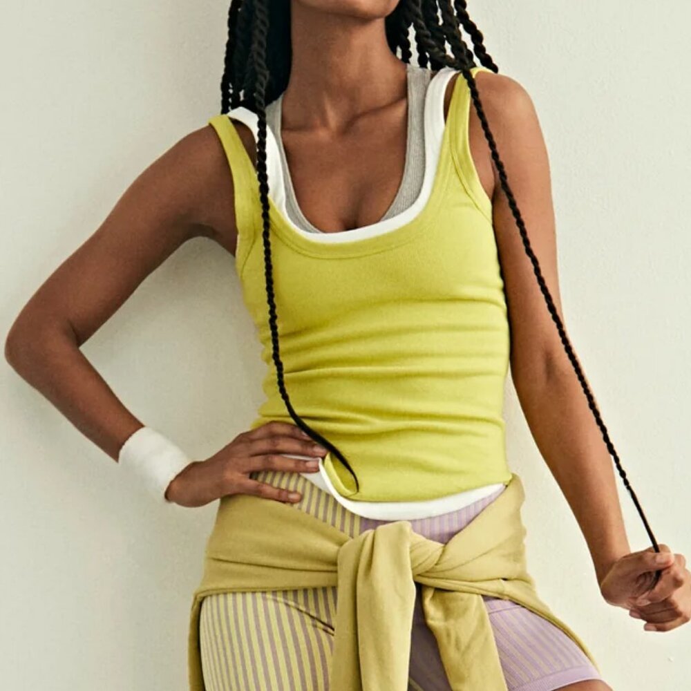 Free People "Step One" Tank Top